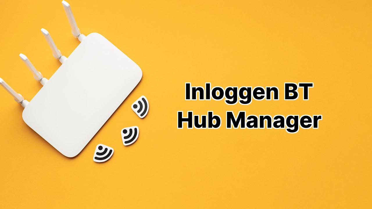 Inloggen BT Hub Manager