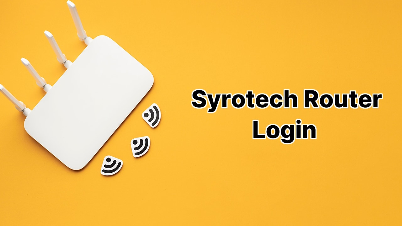 Syrotech Router Login