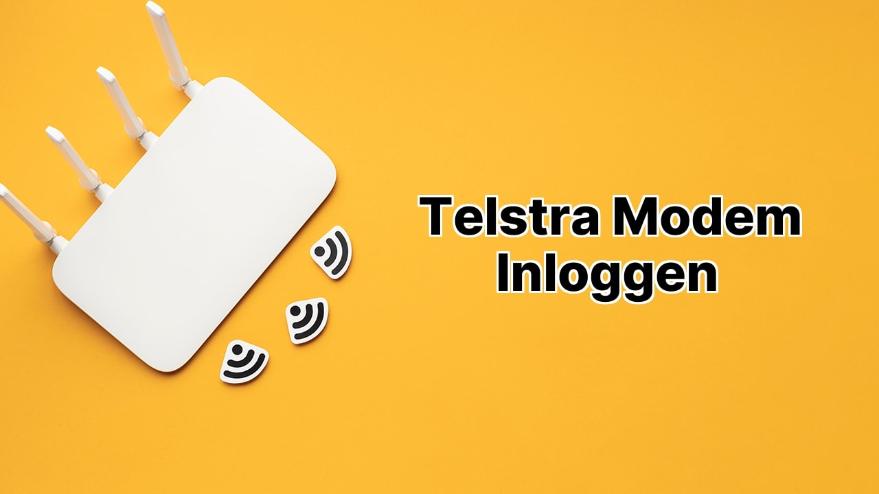 Inloggen op de Telstra modem